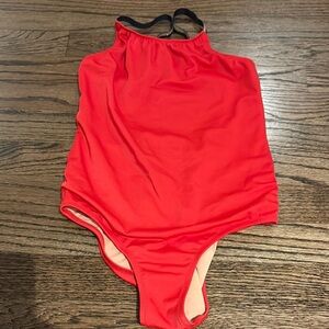Crewcuts contrast strap one piece NWOT